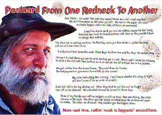 Red Neck Post Card